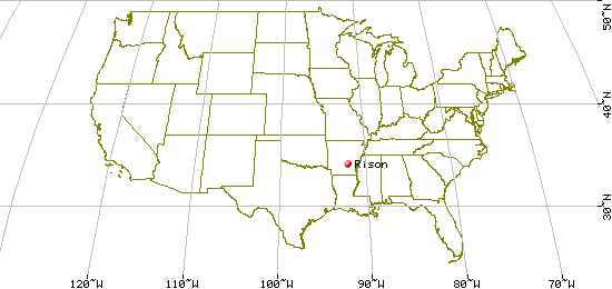 US Map for Rison, Cleveland County, AR