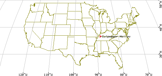 US Map for Culpepper Hollow, Calloway Co, KY
