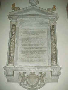 Culpeper Monument, All Saints, Hollingbourne