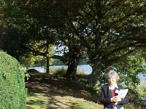 Lee Culpepper beside Bedgebury Lake (Oct 1999)