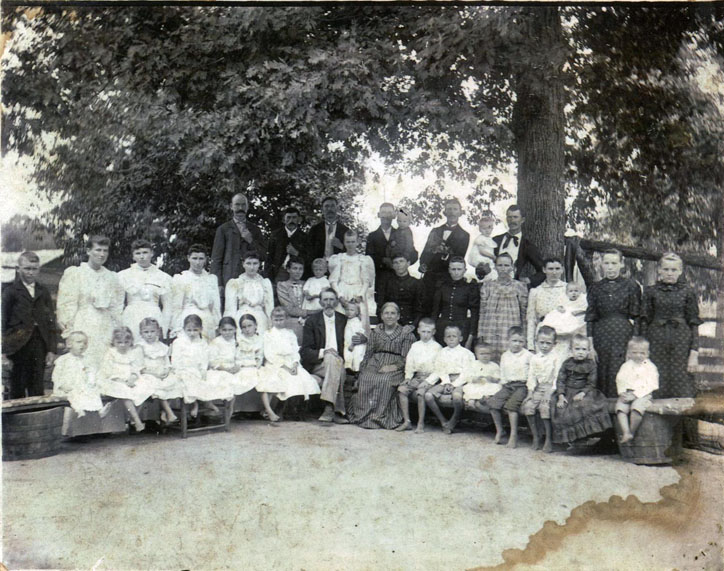 James Travis & Elizabeth (Culpepper) Mayes family