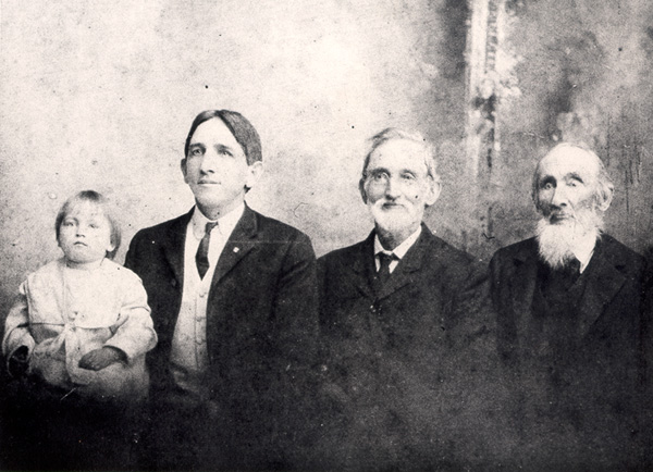 Four Generations in the Lewis P. Culpepper family