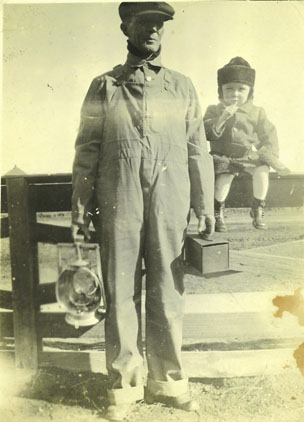 Thomas Jefferson Culpepper and grandson James Morris Cline