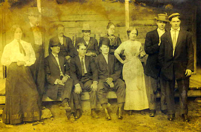 Joel Mathias Culpepper family circa 1900