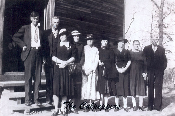 William Burton Culpepper family